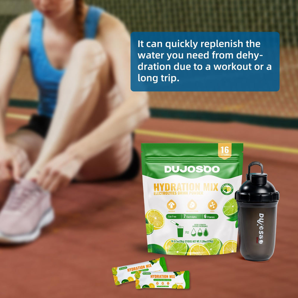 Dujosoo zero sugar and zero carbs maintain hydration without added calories.