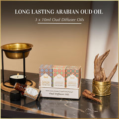 Dukhni Oud Al Saher oil bottle delivers citrus-floral notes for freshness
