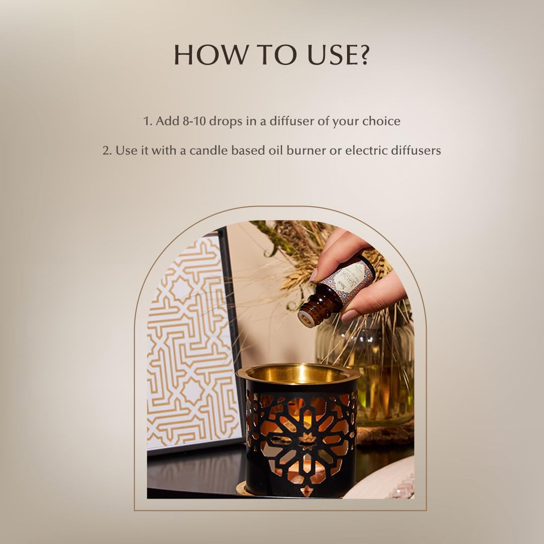 Dukhni heritage branding shot emphasizing tradition and craftsmanship for mindful scenting at home.