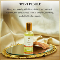 Dukhni Sandalia woody scent featuring sandalwood notes