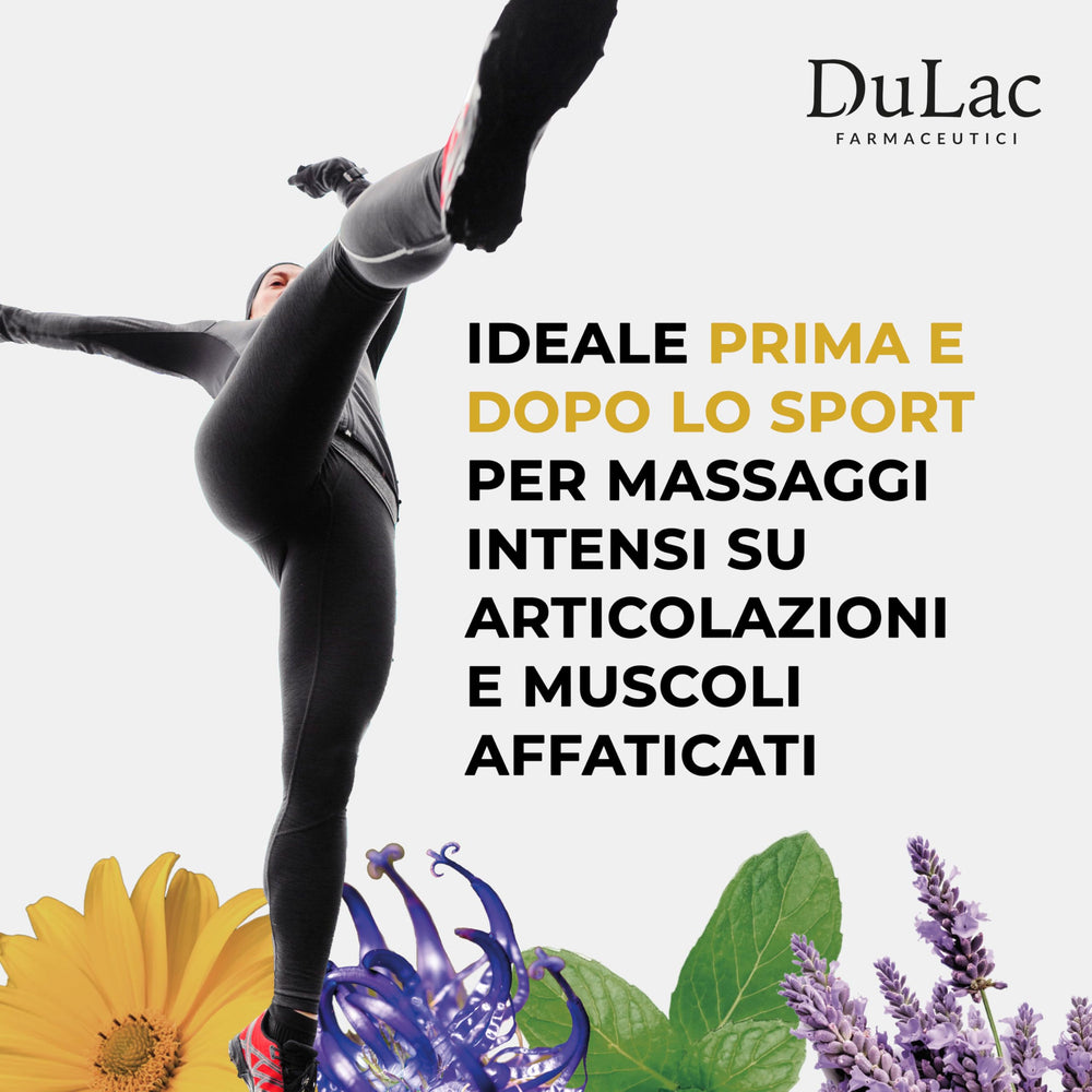 Sports massage scenario using DULÀC Arnica Gel before and after activity