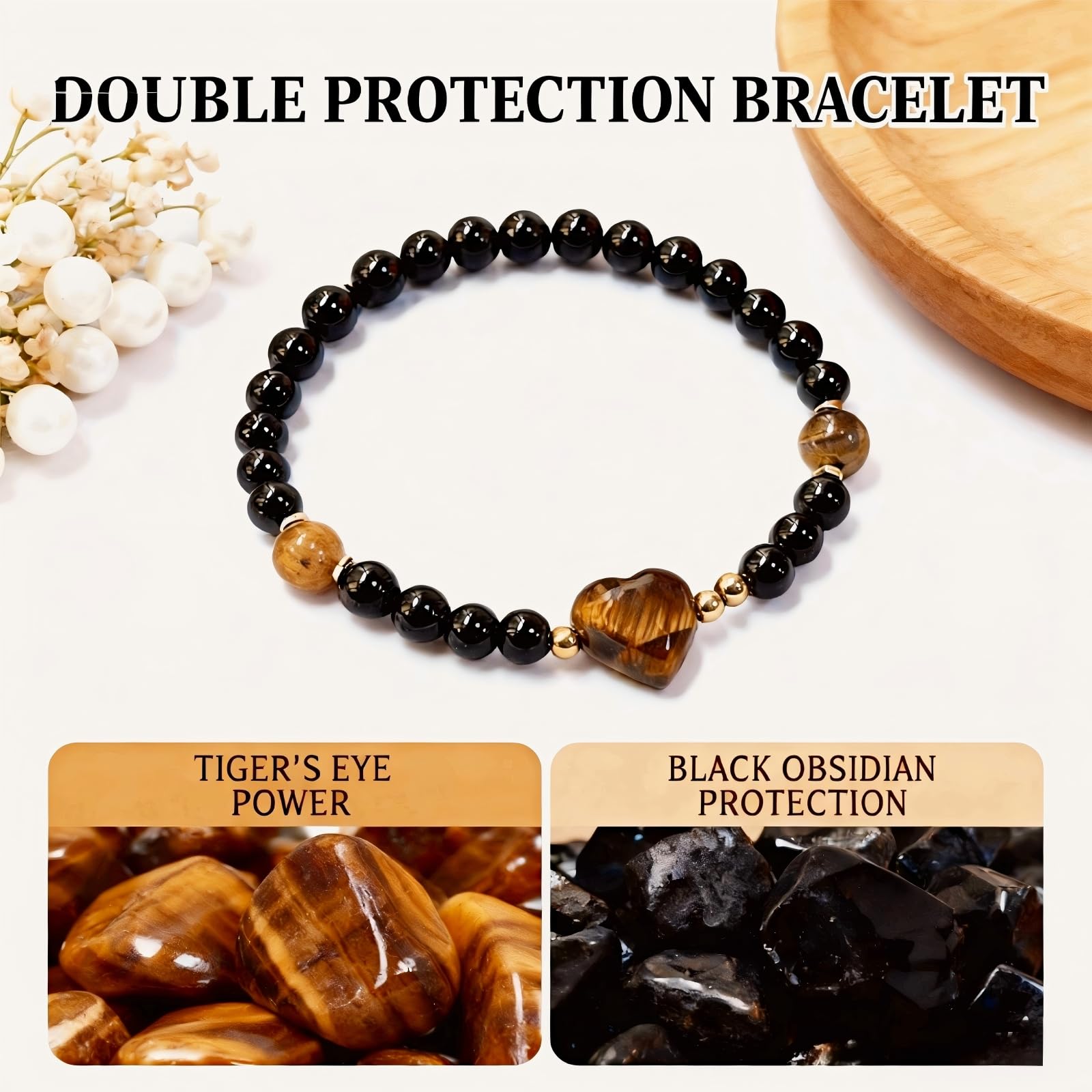 Dulovkpt tiger's eye bracelet worn daily with versatile style
