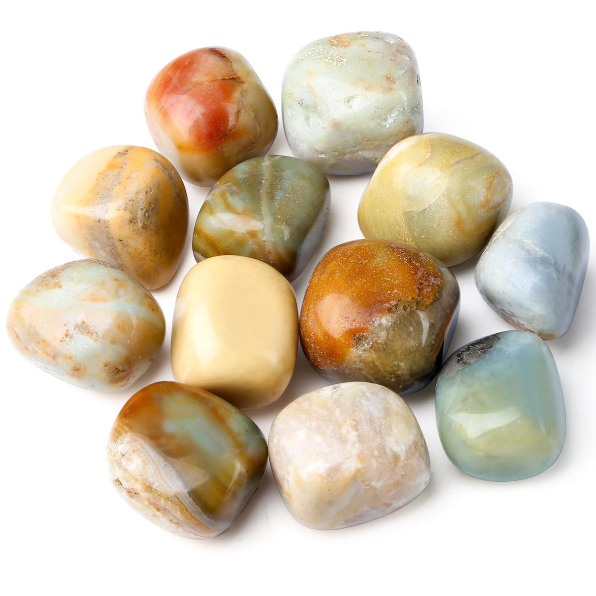 DUQGUHO amazonite crystal set collection enhances home decor with natural charm.