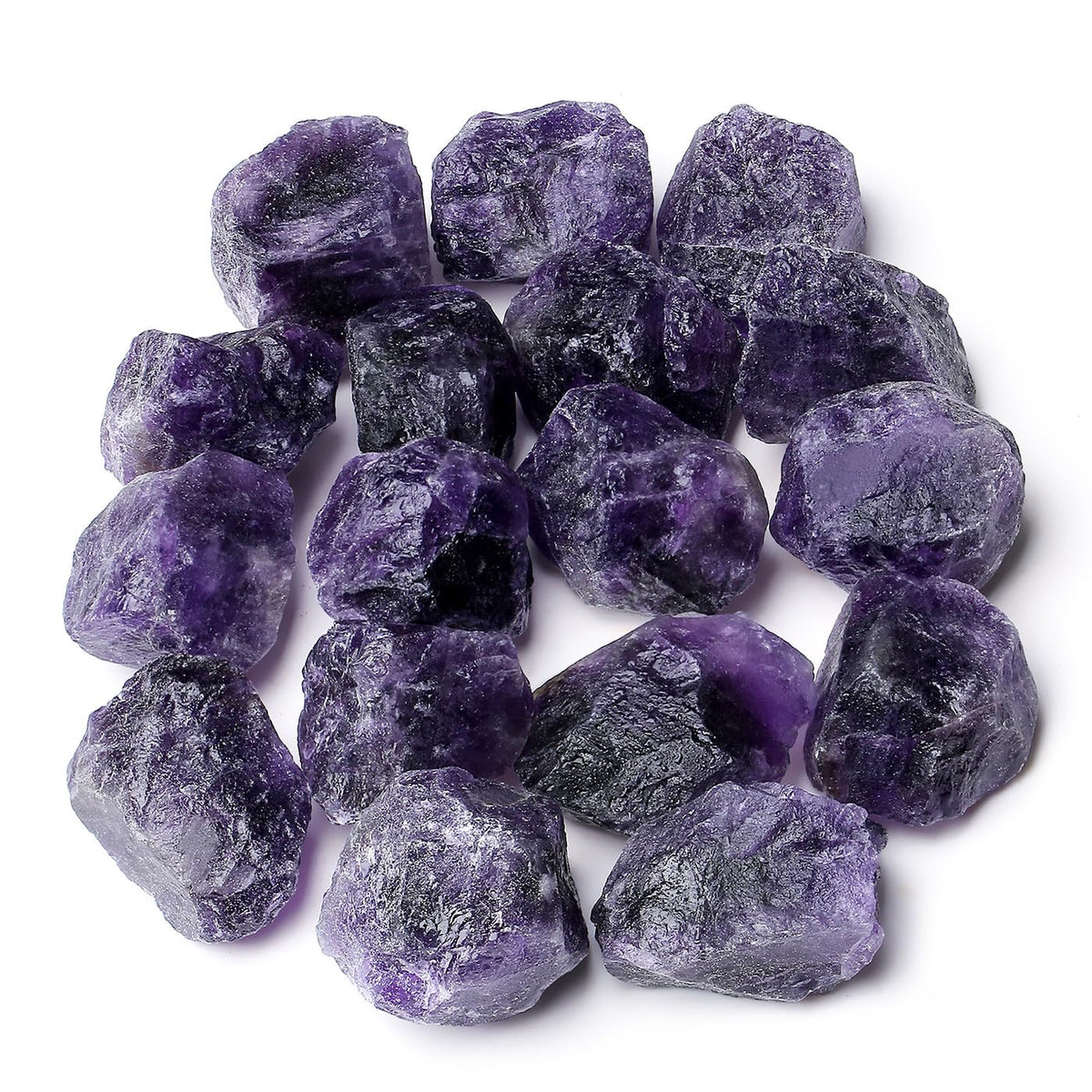 DUQGUHO amethyst crystal rock close-up for meditation and mood balance.