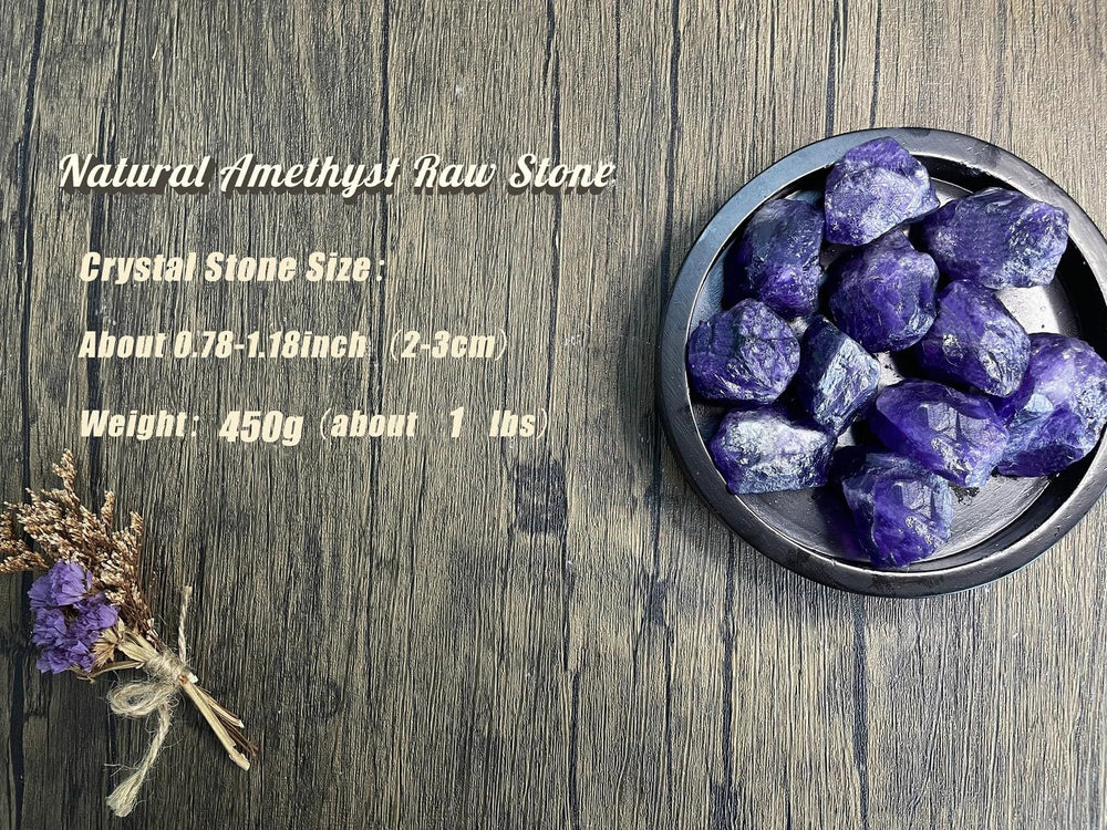 DUQGUHO amethyst stone used with fragrance oils for aroma.