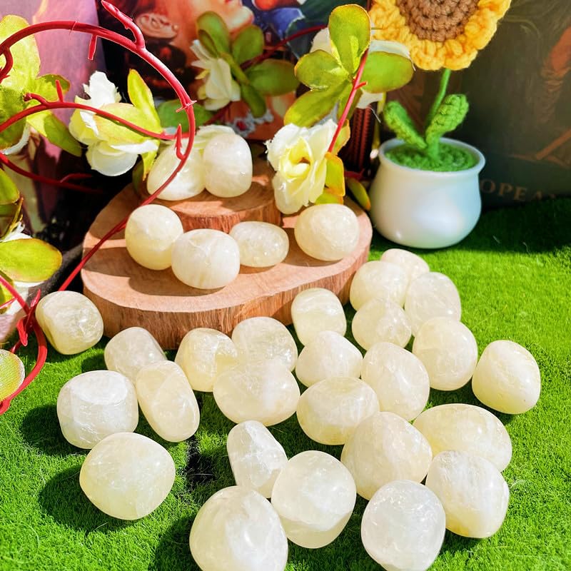 DUQGUHO Citrine crystals for aquariums, terrariums and decorative rocks.