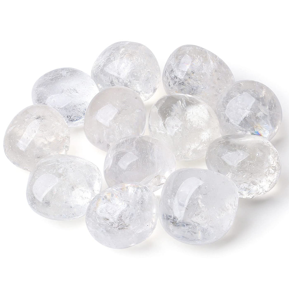 DUQGUHO clear quartz stones set for decorative display and calm ambiance