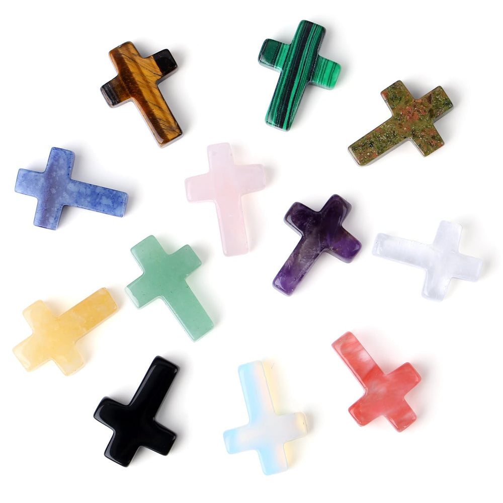 DUQGUHO Compact pocket cross detail emphasizes portability and charm.