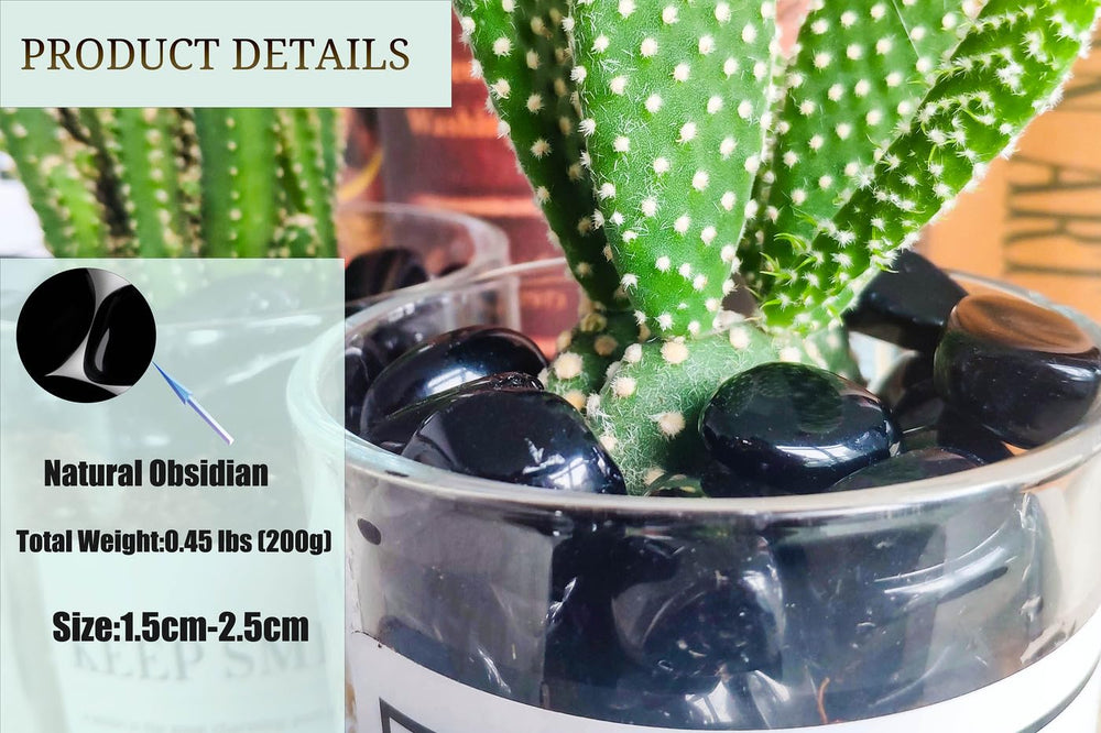 DUQGUHO obsidian stones suitable for DIY crafts and jewelry making