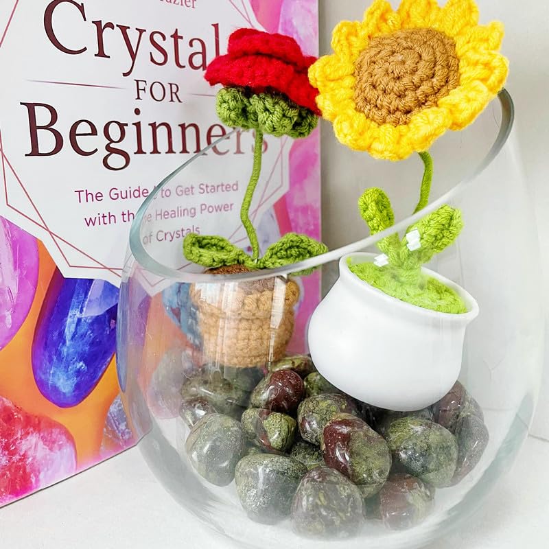 DUQGUHO Dragon Blood Stone desk vase decor for calming desk ambience