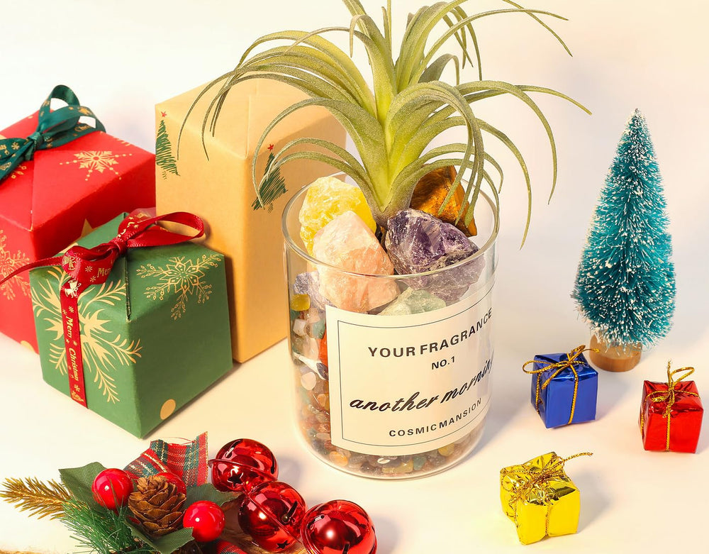 DUQGUHO gift box with informational cards for gifting crystal enthusiasts.