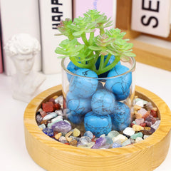 DUQGUHO Green Turquoise crystal set in bulk pack for DIY crafts