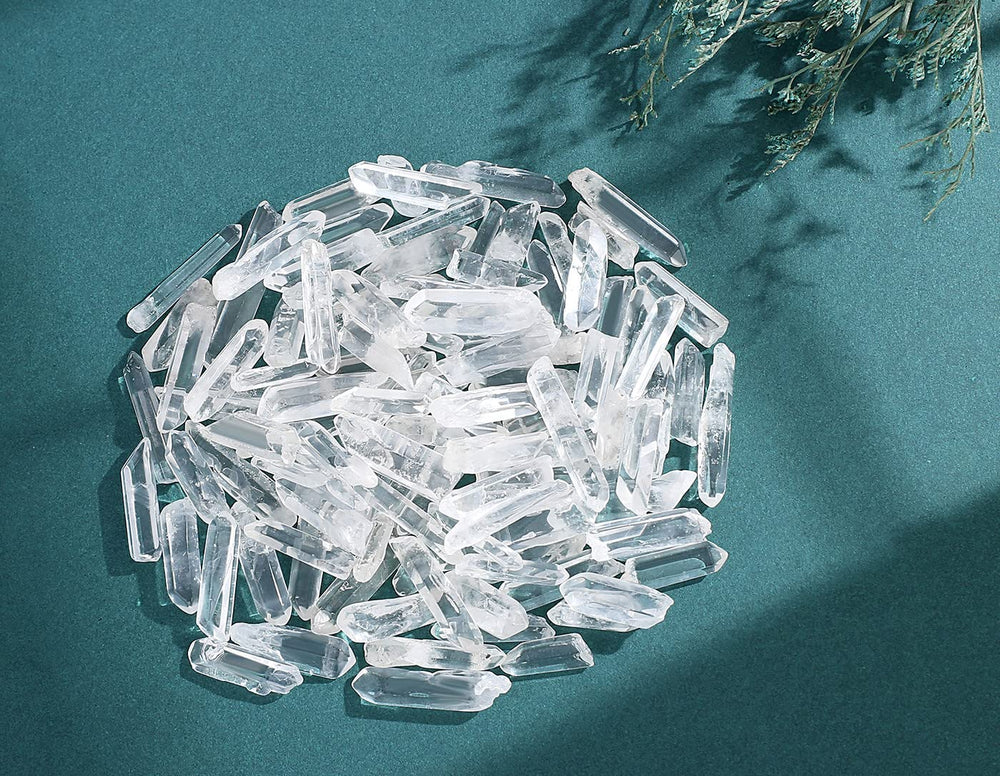 DUQGUHO irregular clear quartz points for unique jewelry designs