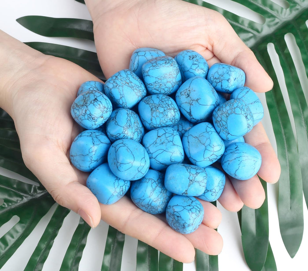 DUQGUHO Natural irregular stones with reflective surfaces for home desk displays