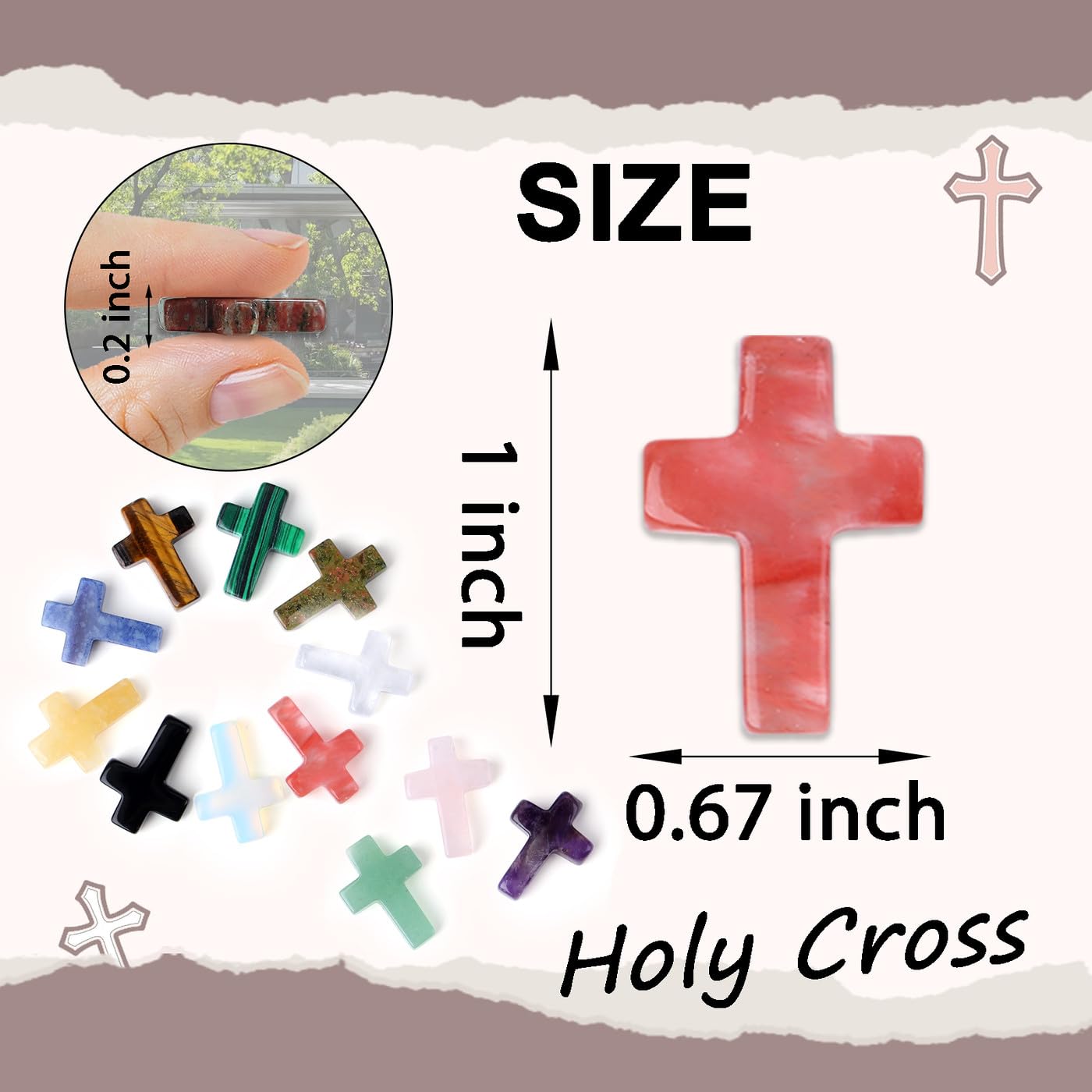 DUQGUHO Pocket Cross in hand sizes show pocket-friendly charm for daily carry.