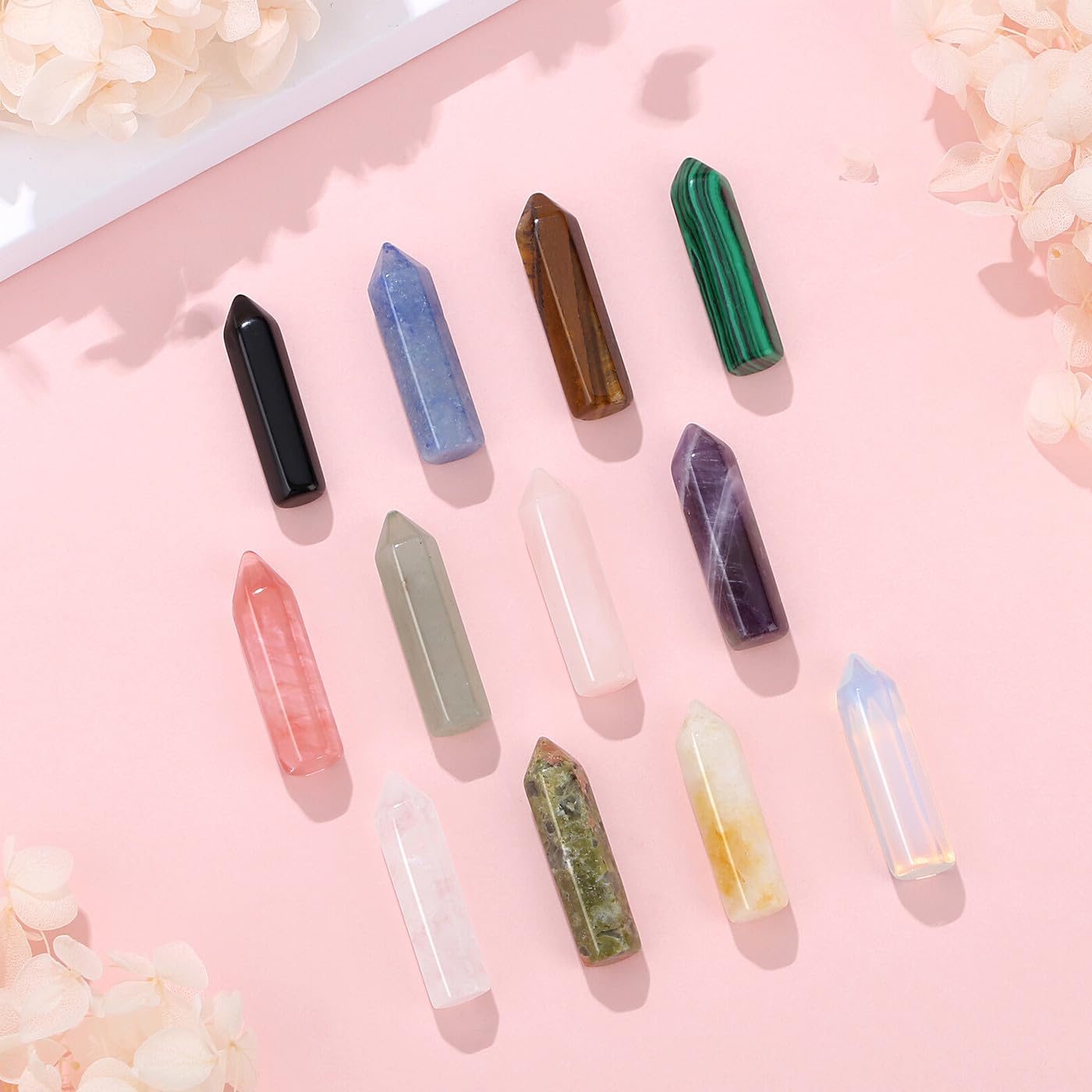 DUQGUHO opal tower enhances mood with a tranquil glow.