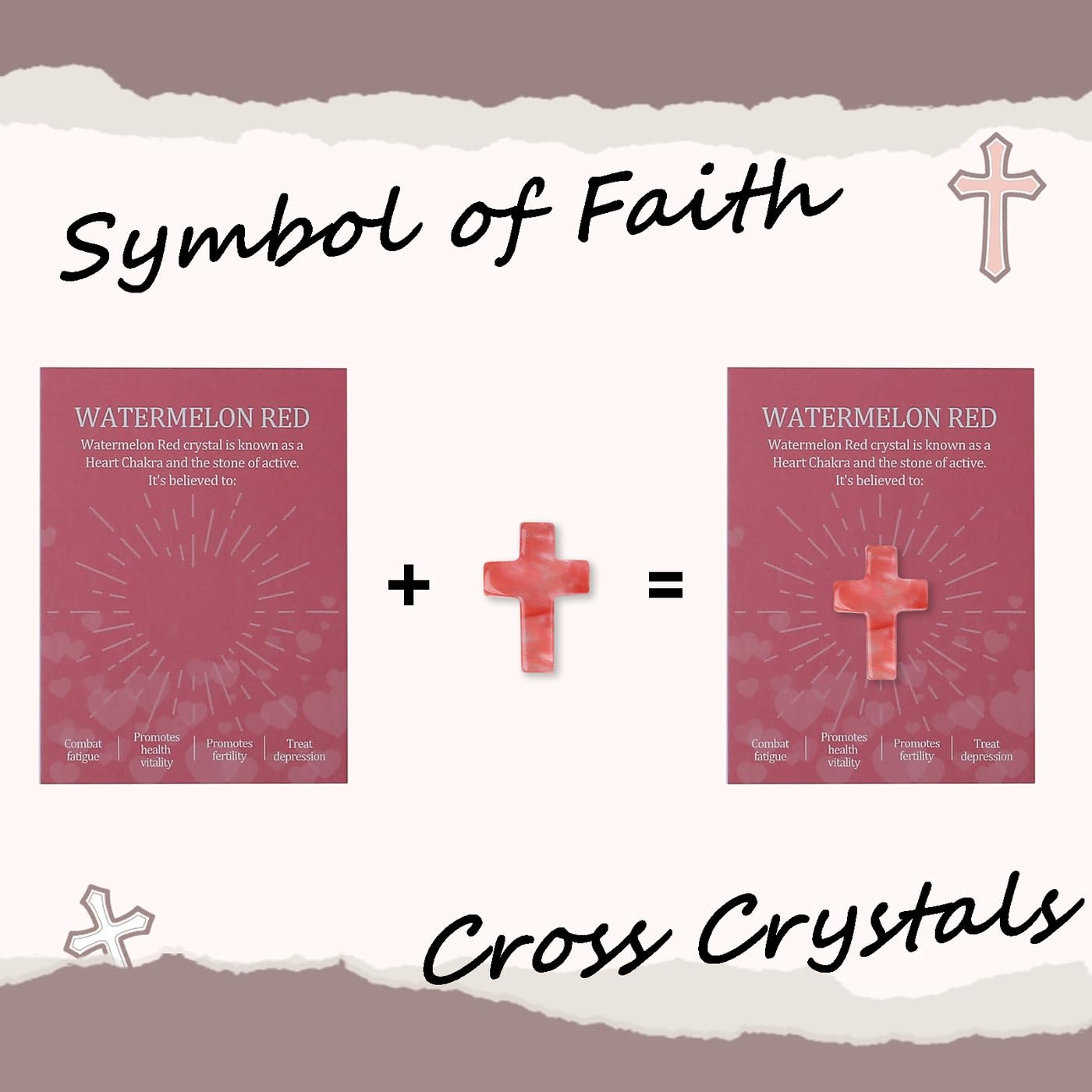 DUQGUHO Varied cross-crystal varieties offer colors for collection or decorative displays.