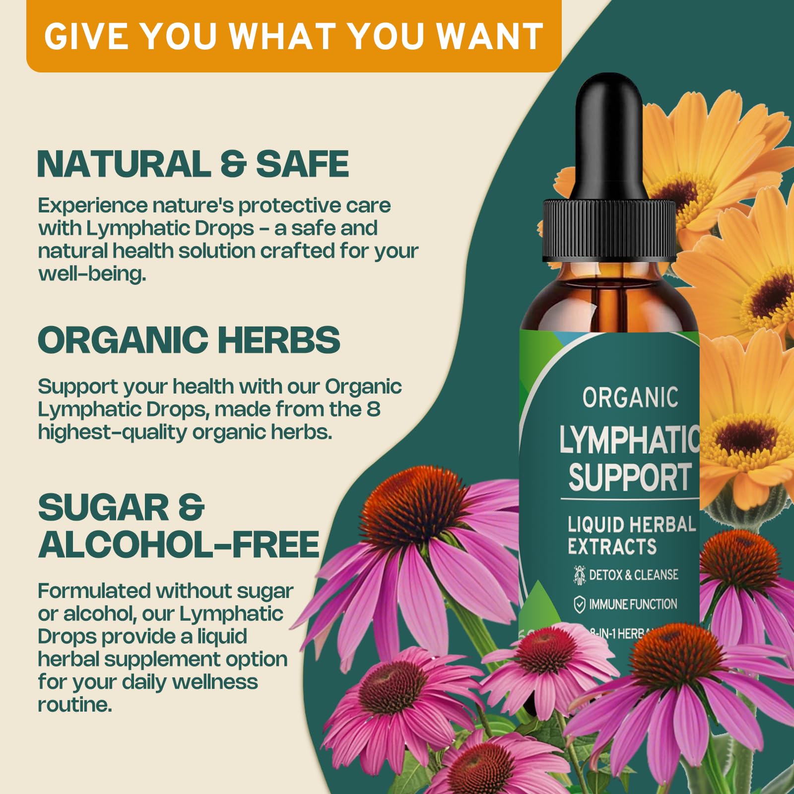 DUTYDiAG Immune Support label with herbal blend details