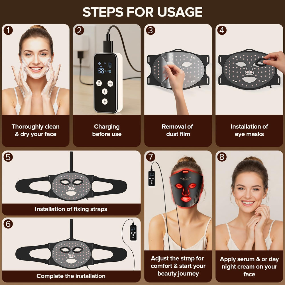 Duuckin accessory pack included for a complete at-home facial experience