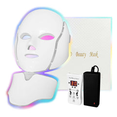 Duevie LED facial mask blue light for at-home skincare and relaxation