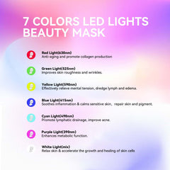 Duevie LED facial mask red light for rejuvenation and daily routine