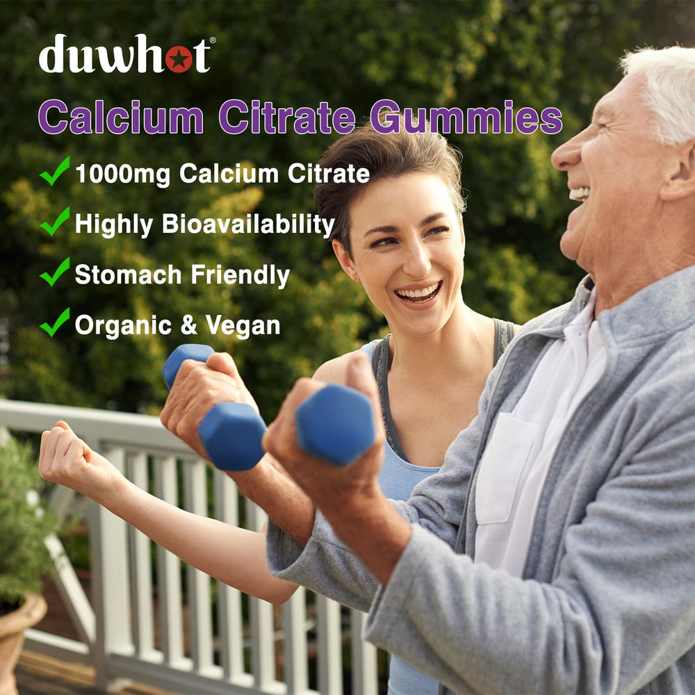 duwhot calcium citrate gummies ready to chew for convenient daily use.