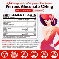 duwhot iron gummies strawberry flavor appeals to teens with sugar-free design