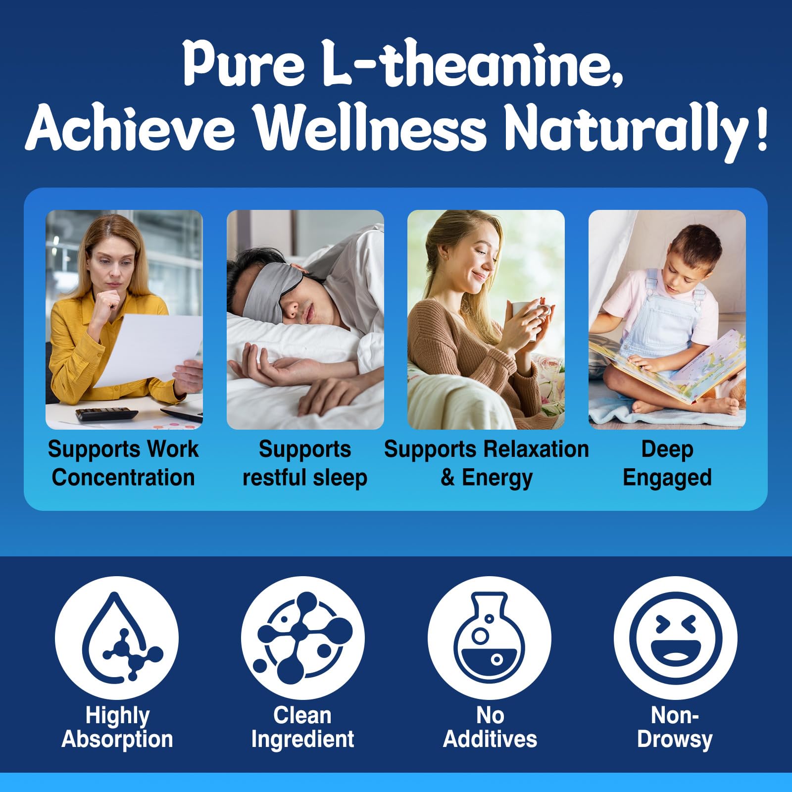 duwhot L-Theanine Gummies for kids supports focused attention safely