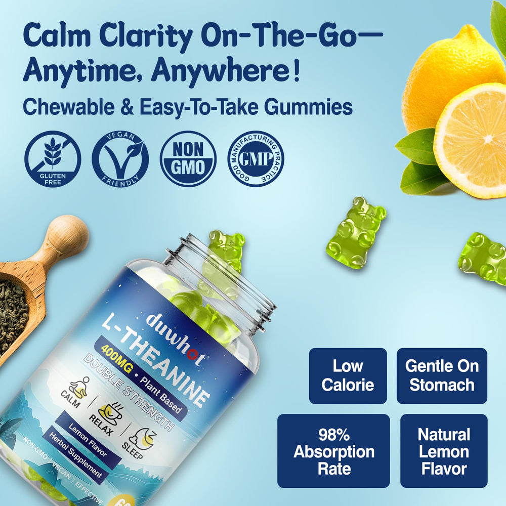 duwhot L-Theanine Gummies night-use routine for relaxing evenings