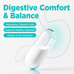 duwhot magnesium carbonate capsules close-up showing vegan capsule