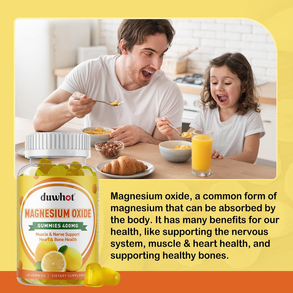 Vegan and gluten-free icons on Duwhot gummy packaging.