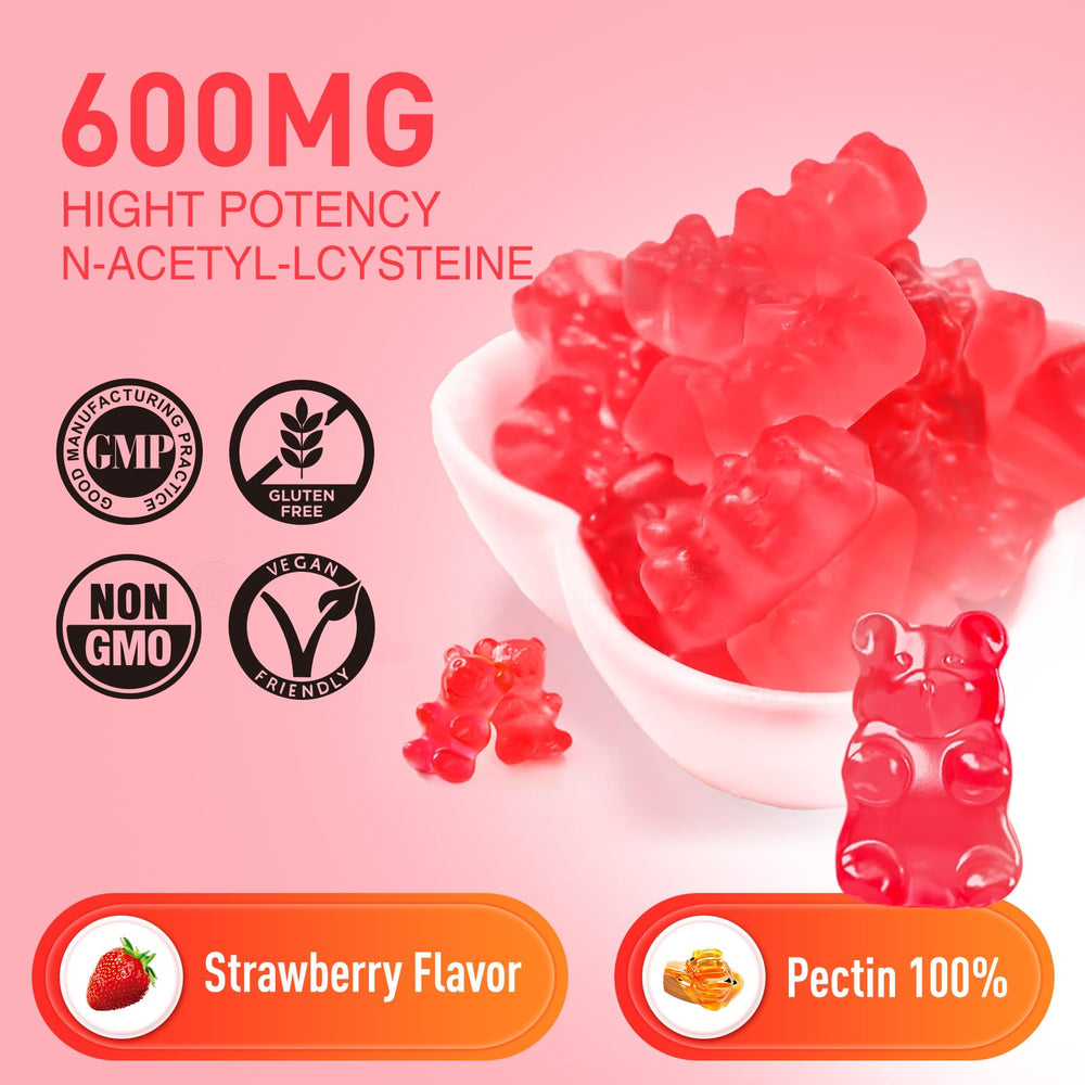 duwhot NAC Gummies 60-count bottle ready for month-long support