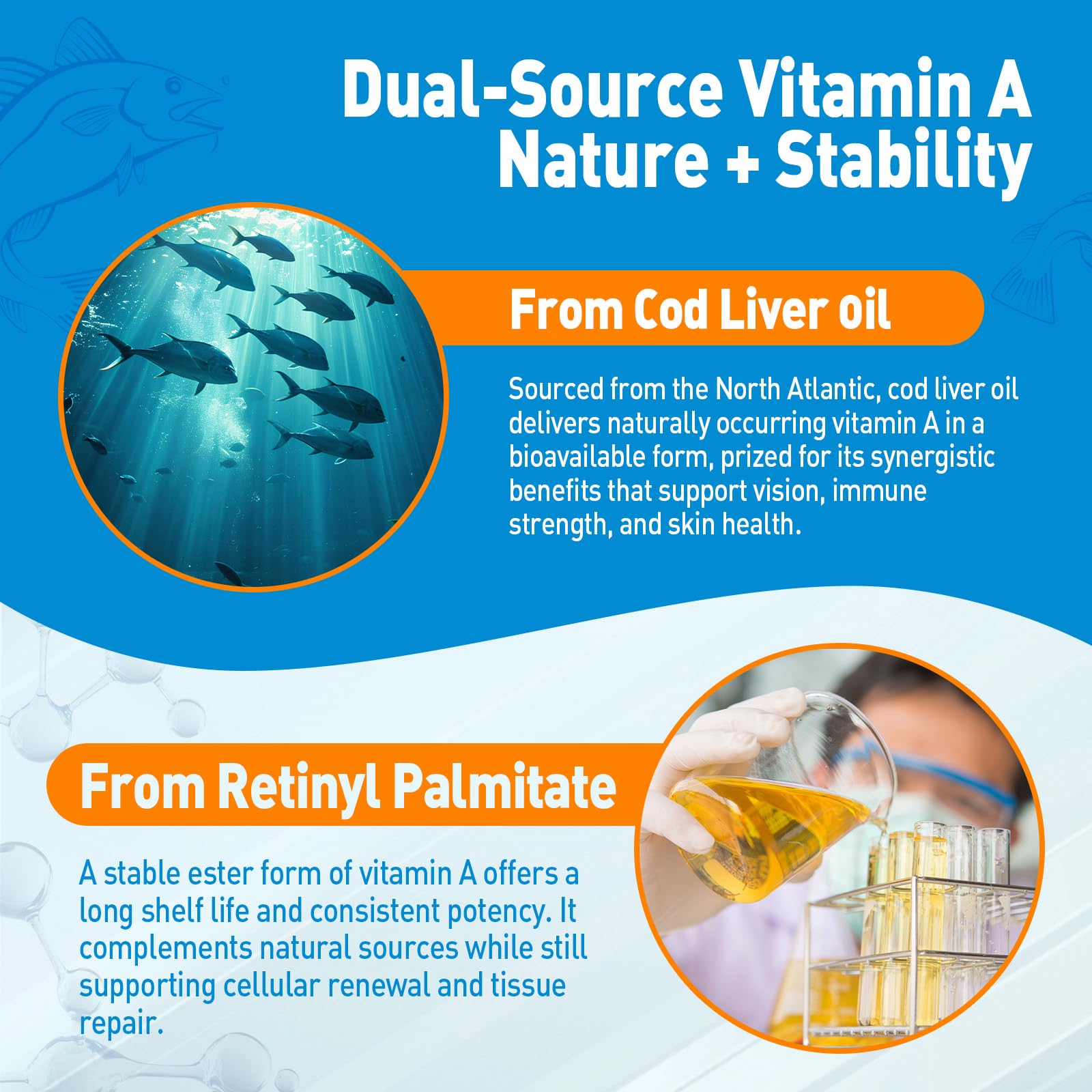 duwhot Vitamin A Gummies pour from bottle into hand for easy daily use