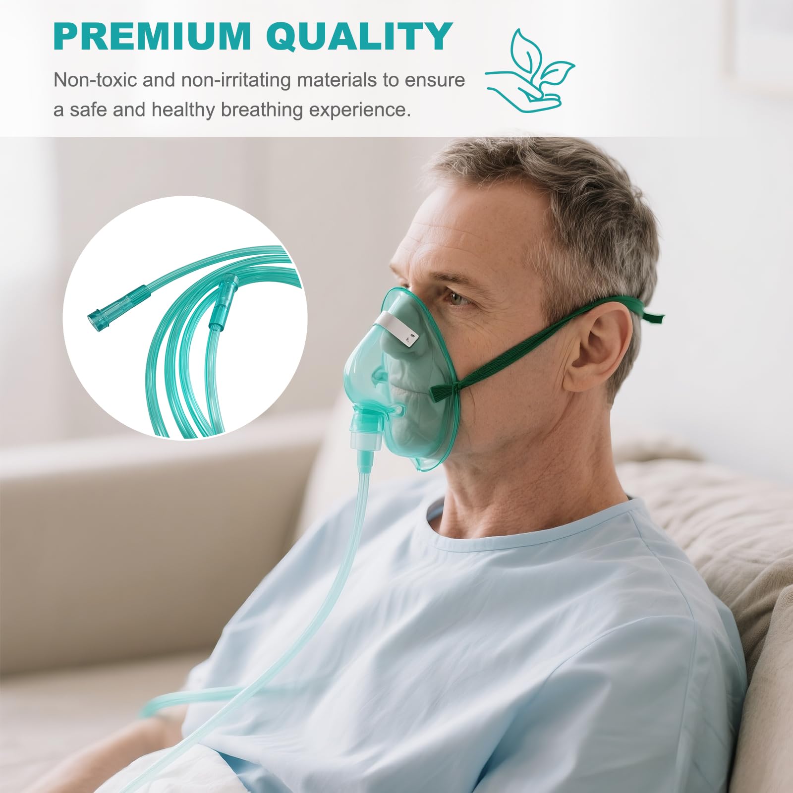 DWCHECK translucent green tubing enhances visibility for quick checks.
