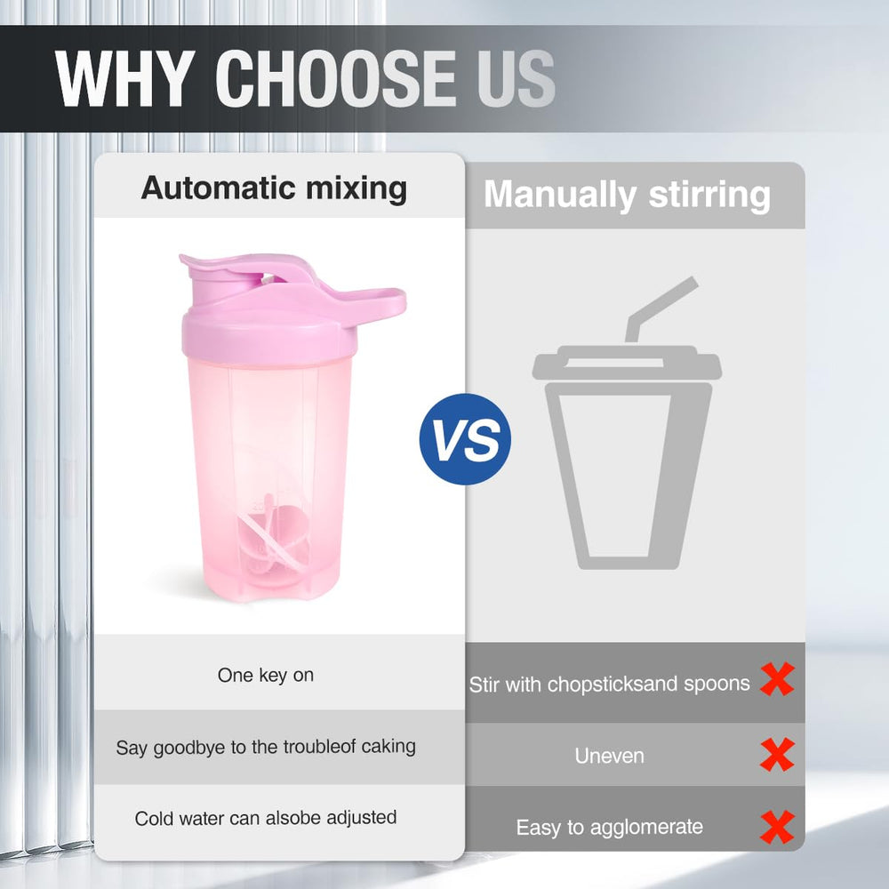 D.Y.A 16oz shaker bottle is dishwasher safe for quick cleanup