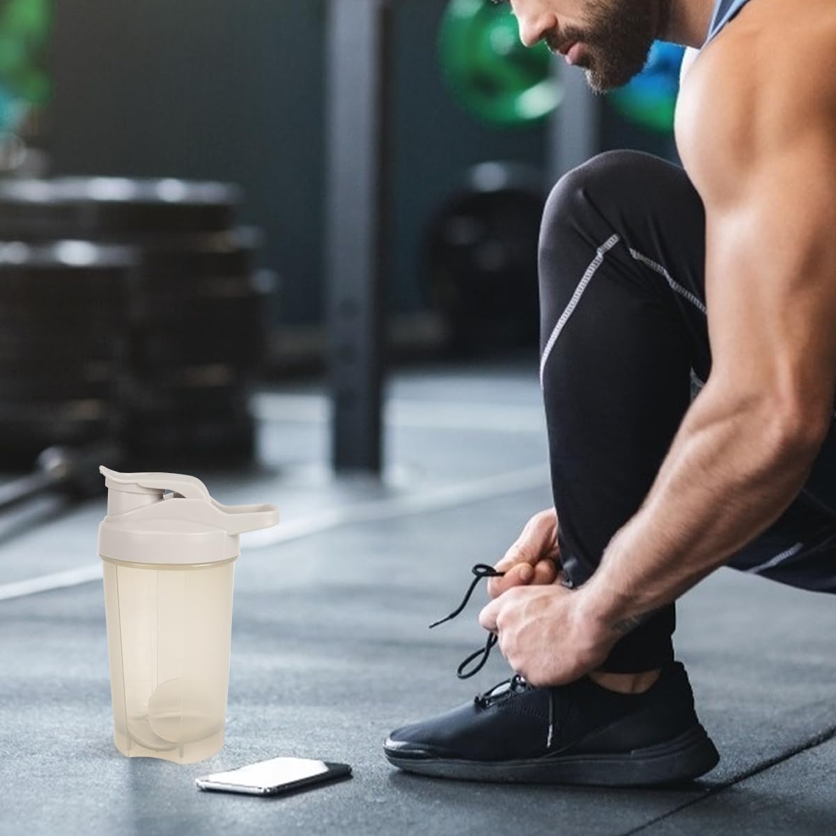 D.Y.A 16oz shaker bottle suits travel and gym days.