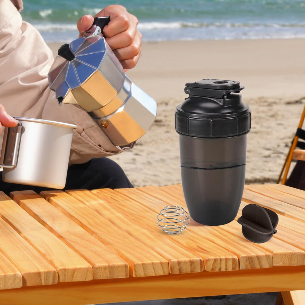 D.Y.A travel-ready shaker bottle supports on-the-go hydration