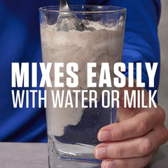 Dymatize Elite 100% Whey Vanilla shaker for quick, on-the-go protein shakes.