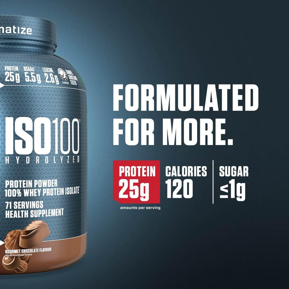 Glass of ISO100 shake highlighting instant mixability