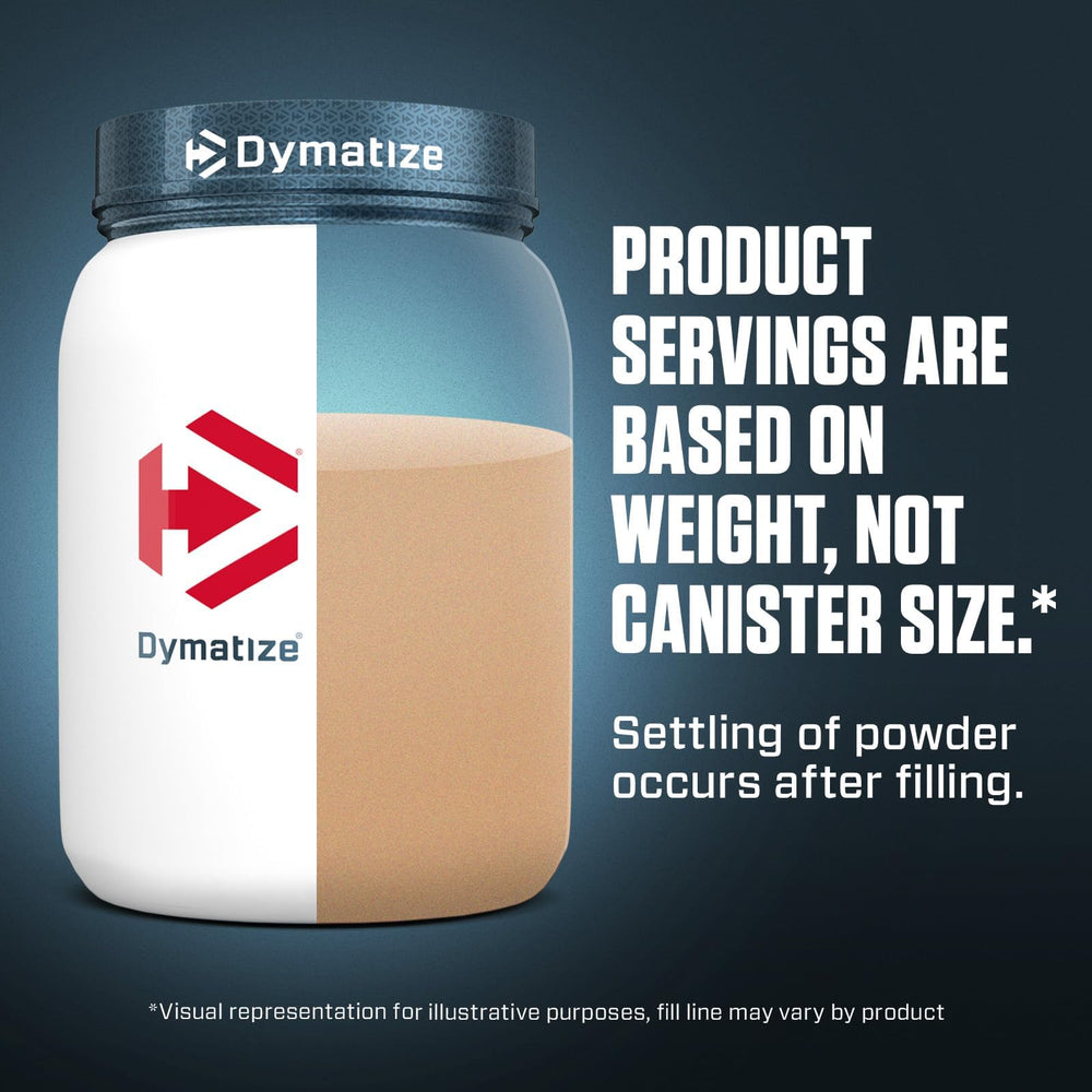 Dymatize ISO100 prepared shake in glass shows creamy texture.