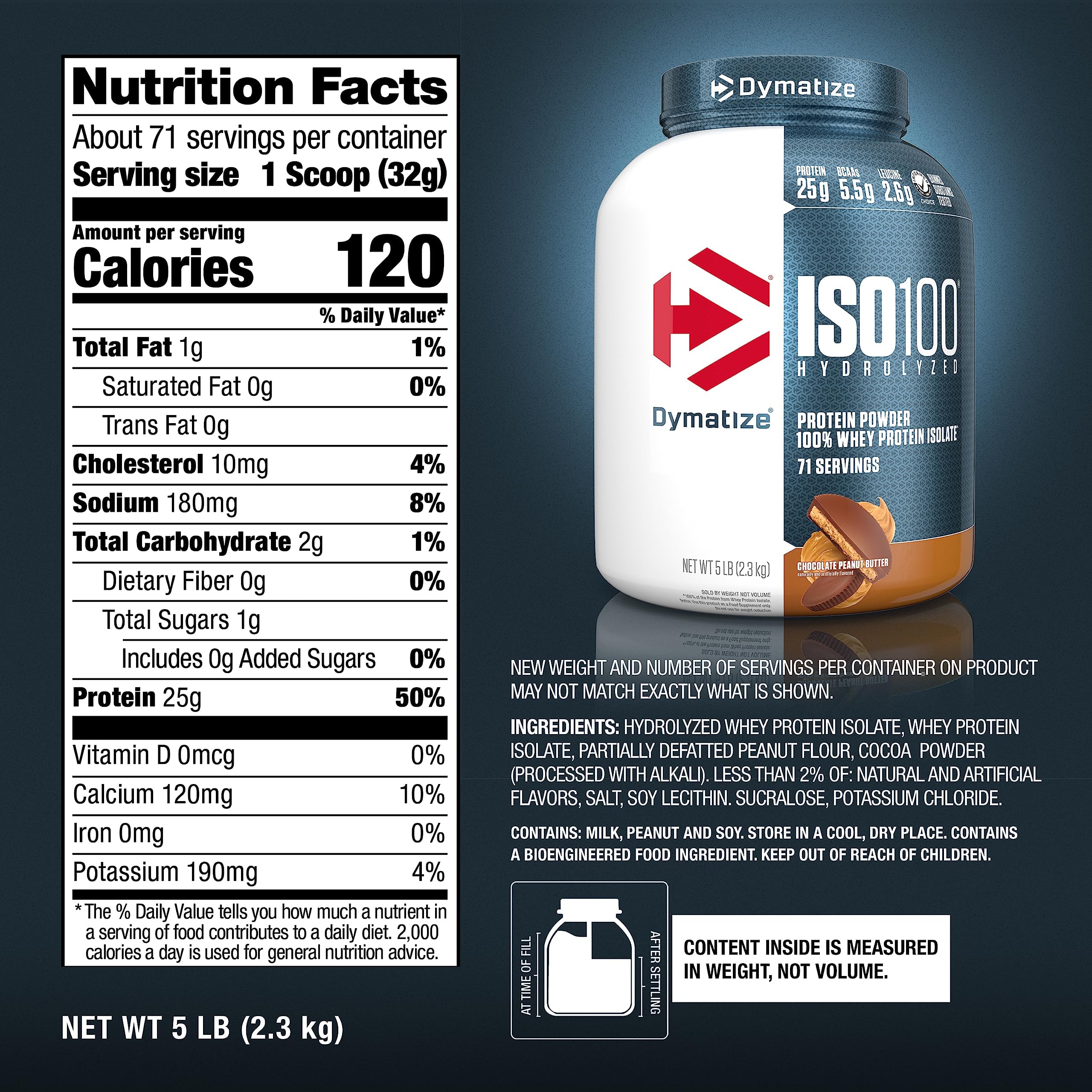 Dymatize ISO100 shaker bottle ready to mix a quick protein drink.
