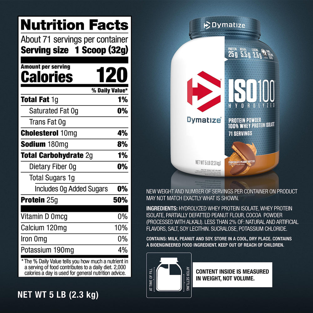 Dymatize ISO100 shaker bottle ready to mix a quick protein drink.