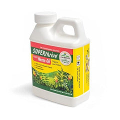 Dyna-Gro Neem Oil ingredients label shows purity and dilution guidance.