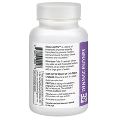 Dynamic Enzymes Restore ACTIV label close-up highlighting MAAC coating for effective delivery.