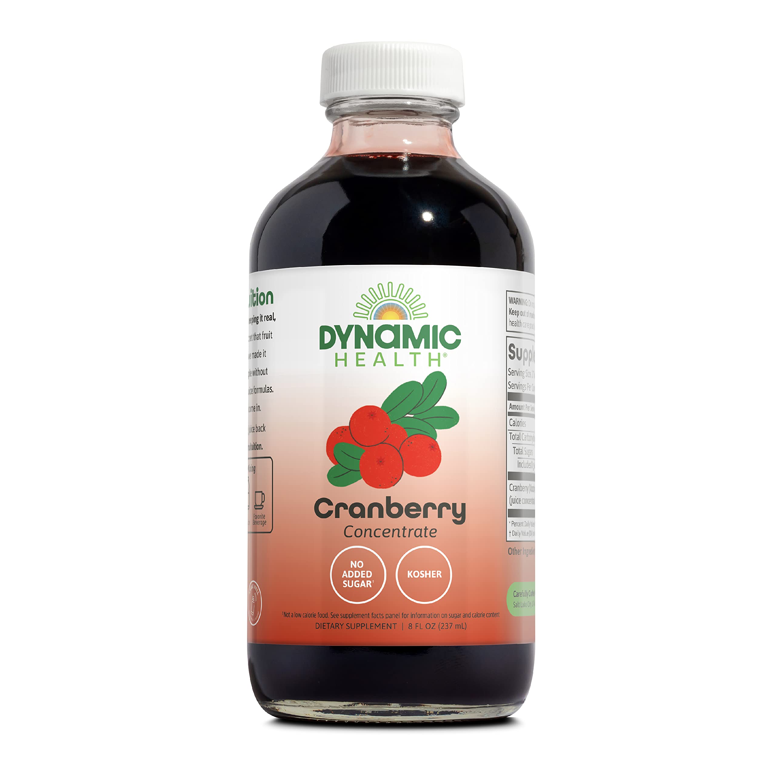 Dynamic Health Arándano Puro concentrado en botella para apoyo antioxidante diario