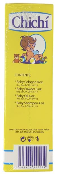 E de B Chichi Kit: baby Powder 8oz, quick refresh during diaper changes.