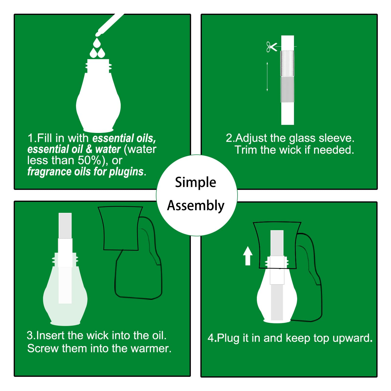 Earffloz replaceable bulb kit for easy scent updates.
