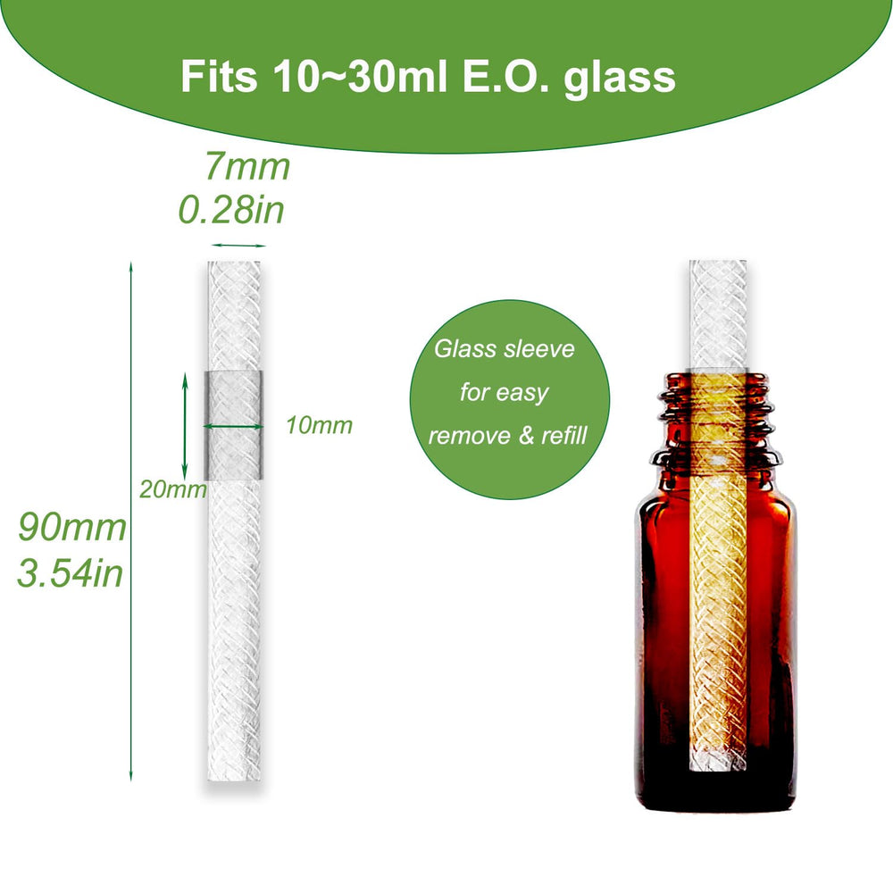 Earffloz wick in plug-in diffuser delivering immediate fragrance when powered.