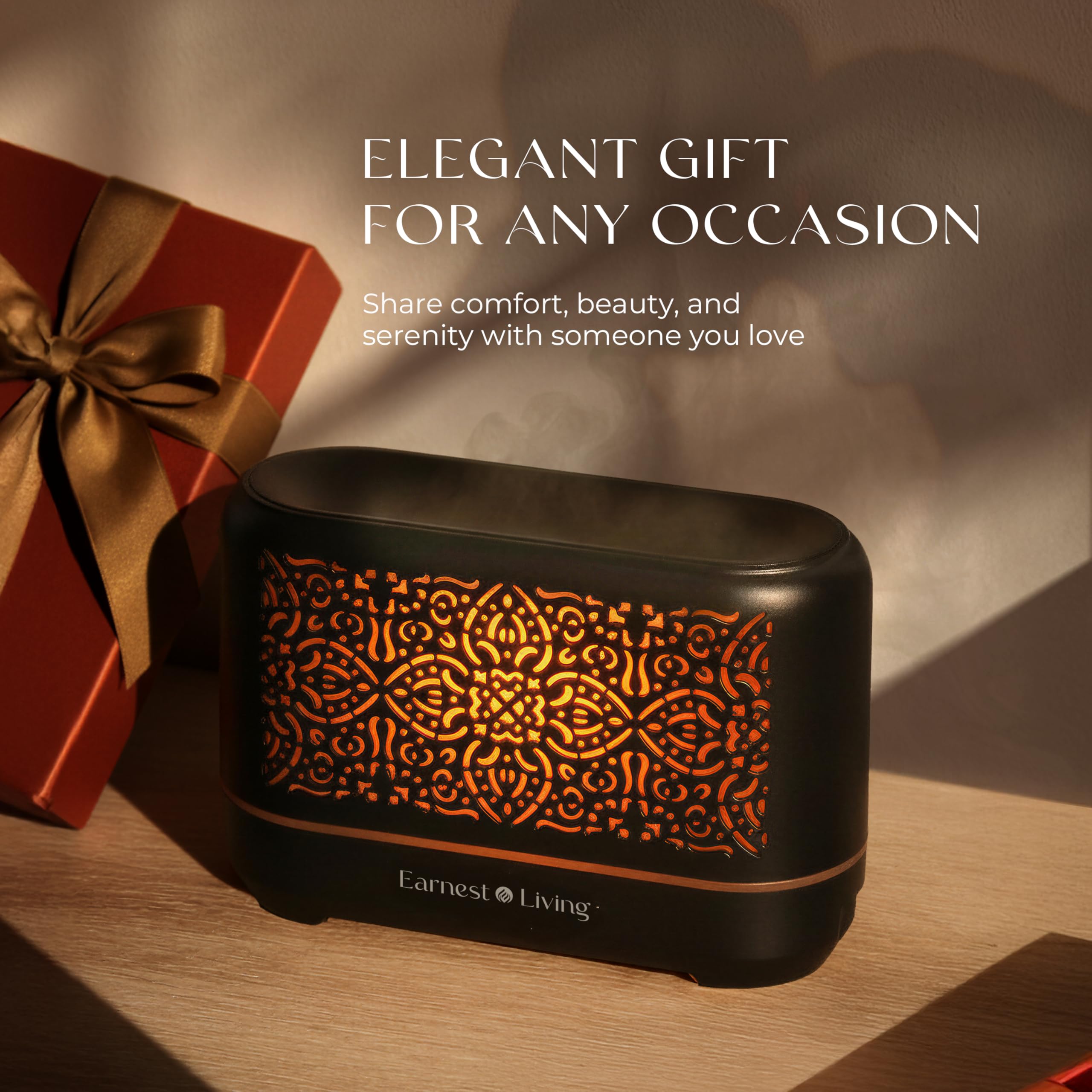Earnest Living Aromatherapy Diffuser Gift ideal for birthdays and holidays.