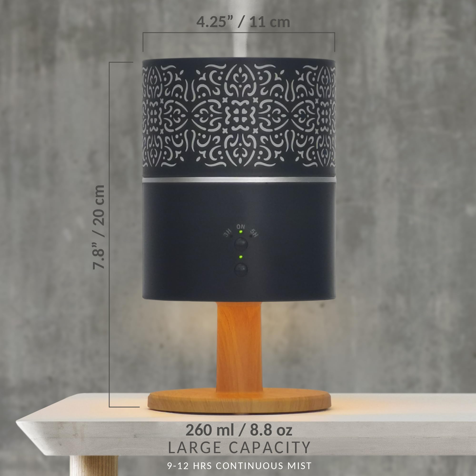 Earnest Living black diffuser in modern interior design